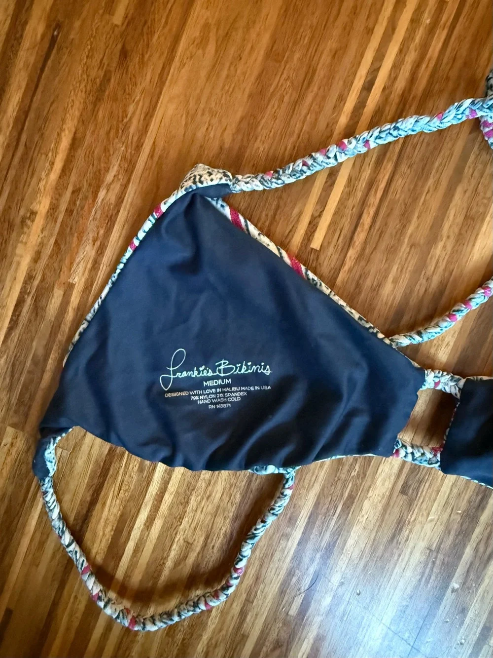 Frankies Bikinis stylish blue